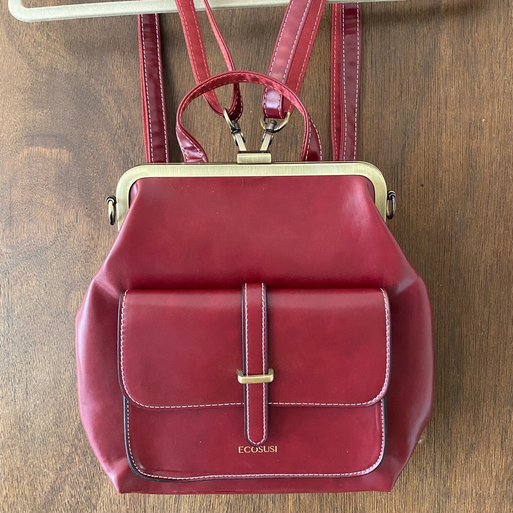 Red backpack